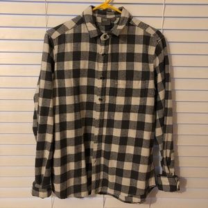 Black and white flannel